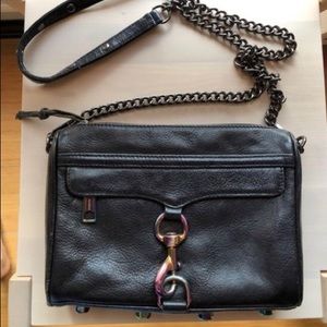 Rebecca Minkoff Black & Iridescent cross body